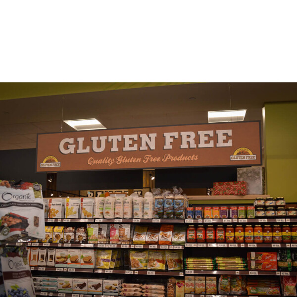 Gluten free section inside Farm Boy Fairway, Kitchener.