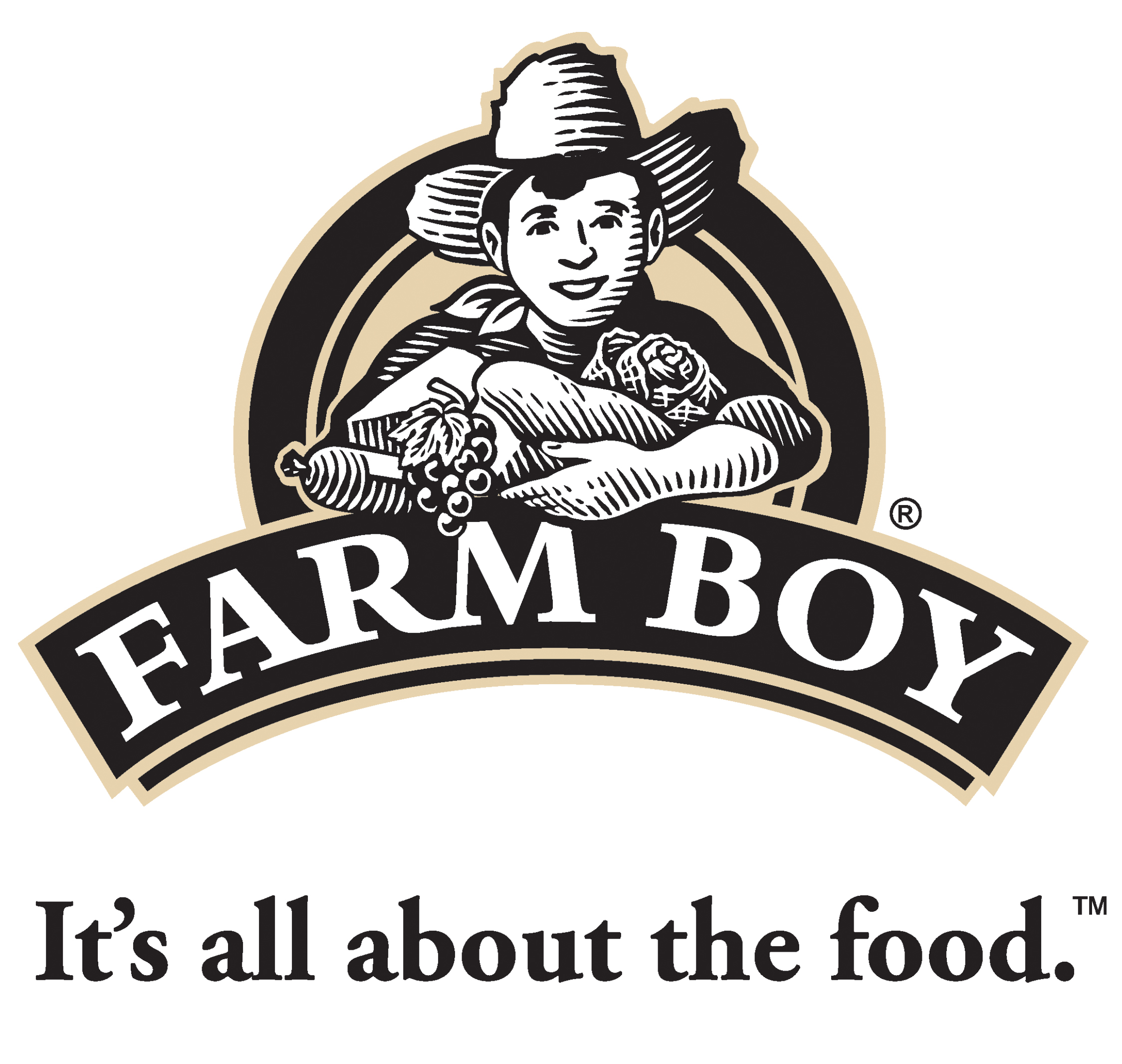 Farm Boy Logo. It's all about the food!