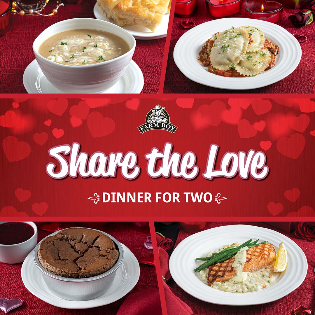 Share the love - Valentine's Dinner at Farm Boy 2026