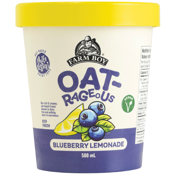 Farm Boy Blueberry Lemon Oat-rageous Dairy-Free Dessert