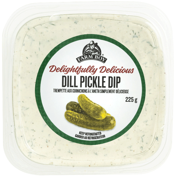 Container of Farm Boy Dill Pickle Dip