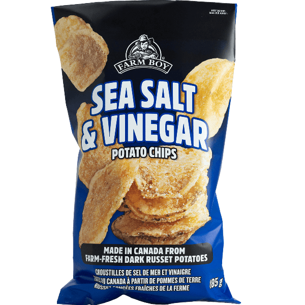 Bag of Farm Boy Sea Salt & Vinegar Chips