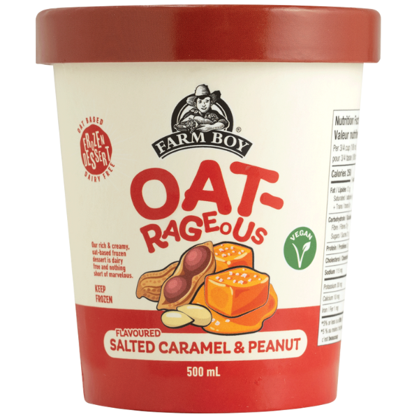 Farm Boy Salted Caramel & peanut Oat-Rageous Dairy-Free Dessert