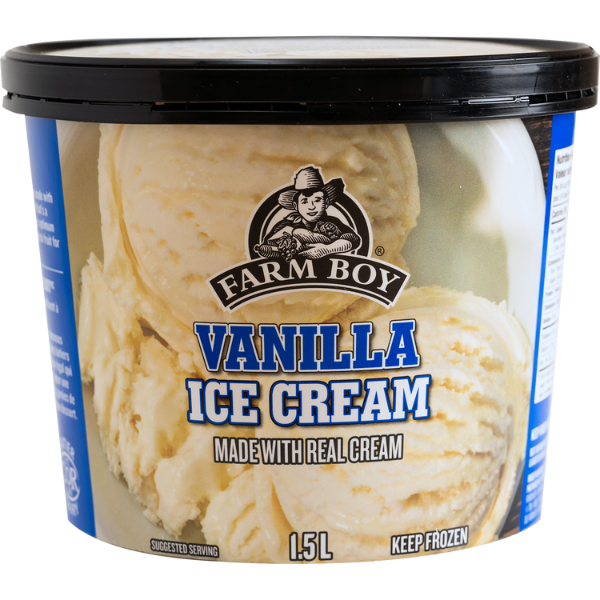 Farm Boy Vanilla Ice Cream