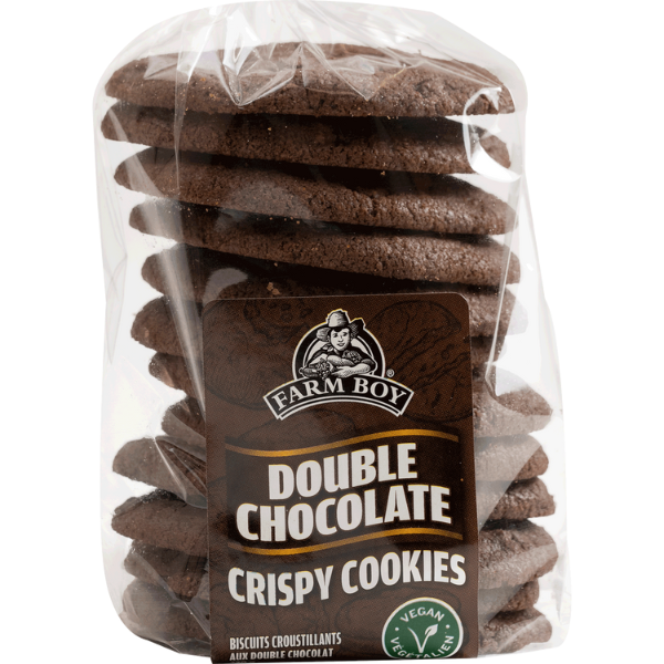 Farm Boy Double Chocolate Vegan Crispy Cookies