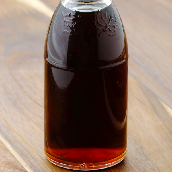 delicious grade B maple syrup, the darkest color gives it a strong maple bouquet